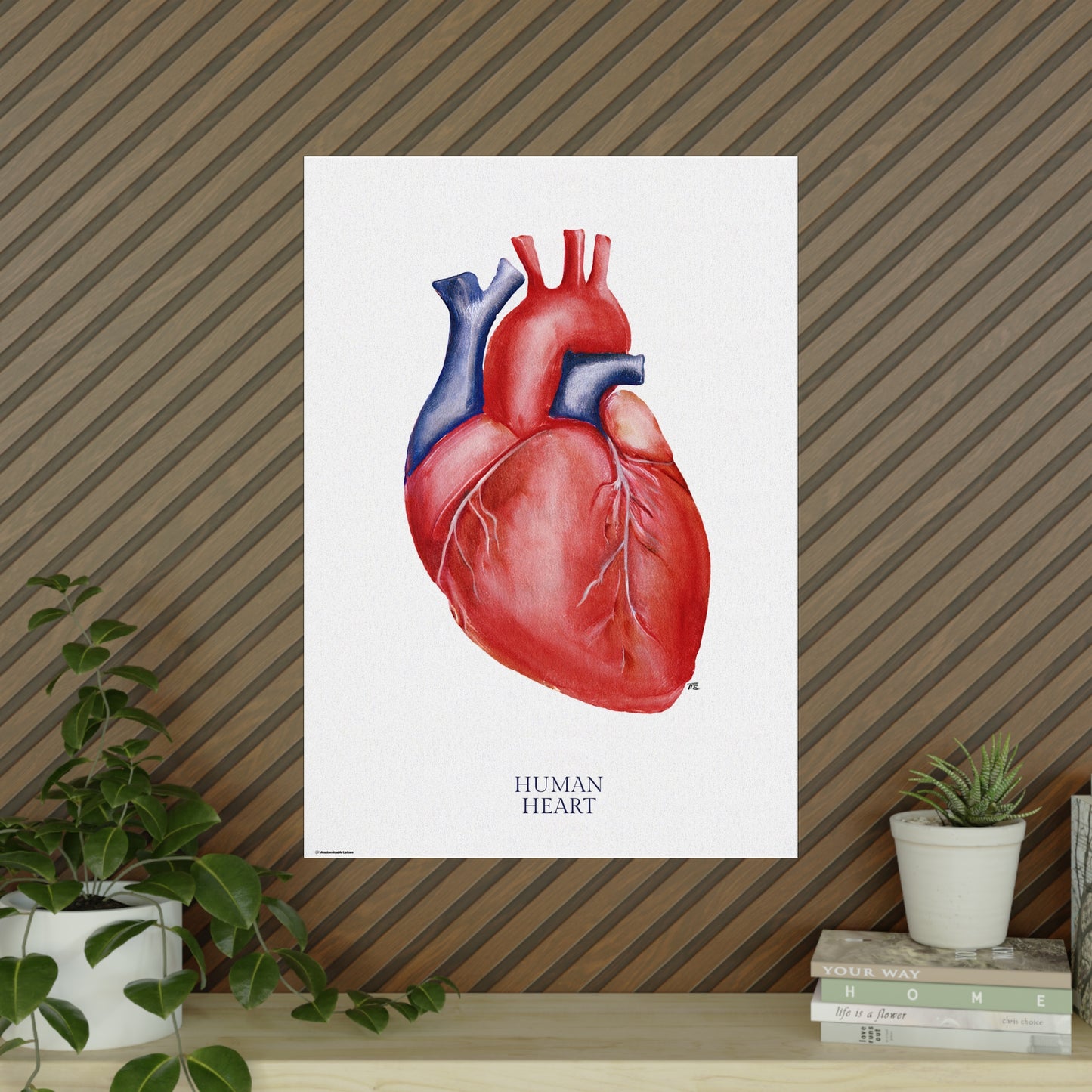 Vintage Heart Poster