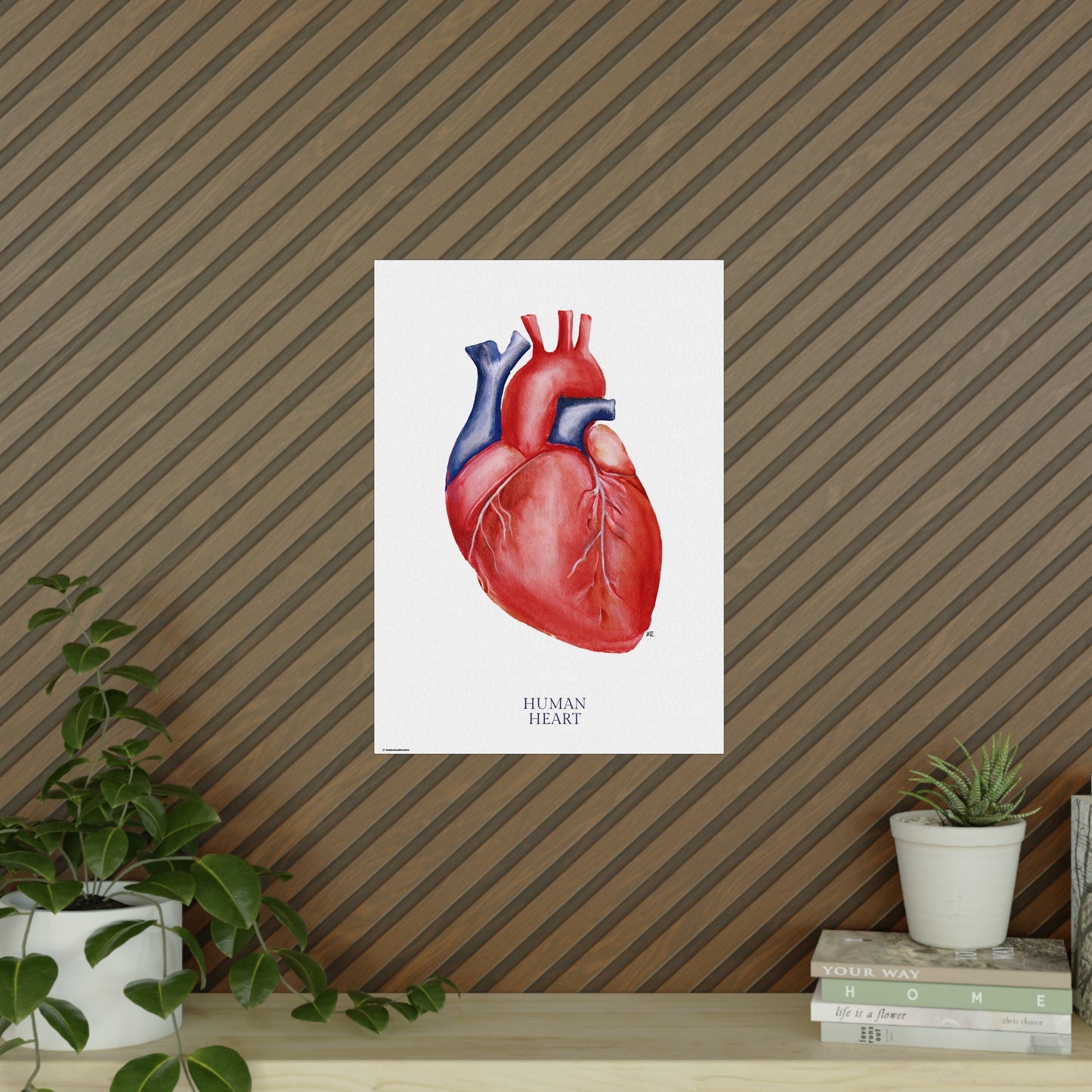 Vintage Heart Poster