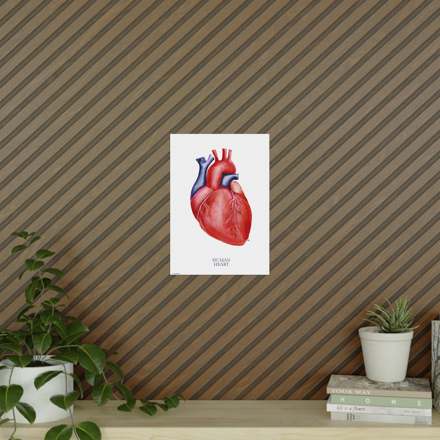 Vintage Heart Poster